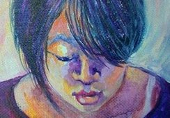 Portrait in Purple